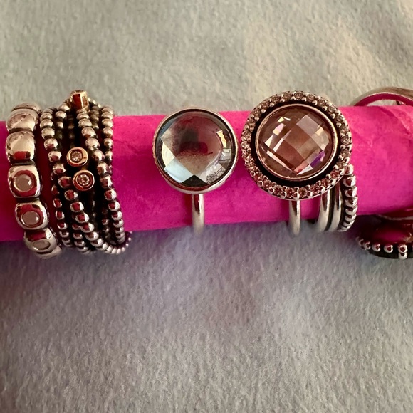 PERFECT VALENTINES DAY Gift‼️Authentic RETIRED Pandora Rings for sale‼️see Below - Picture 5 of 11